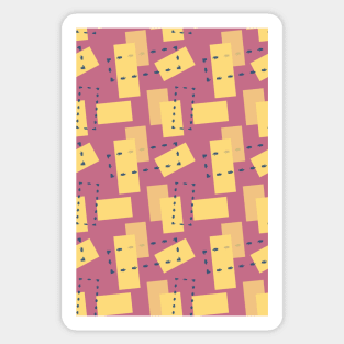 Rectangle Seamless Pattern 014#002 Sticker